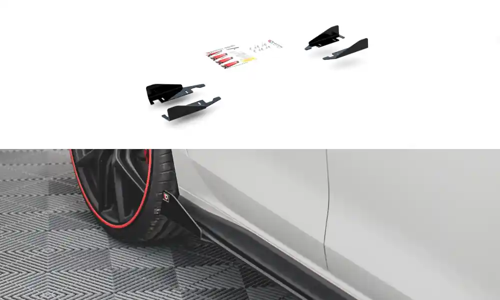 Křidélka nástavcu prahů Volkswagen Golf GTI / GTE / GTI Clubsport / R-Line Mk8 Top Prodej