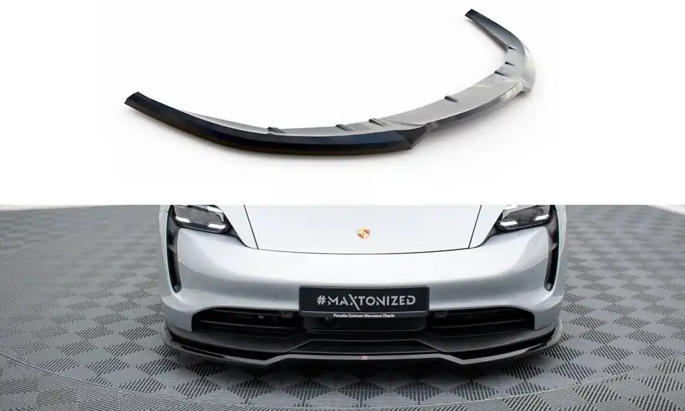 Vysoce Kvalitní Spoiler pod přední nárazník Porsche Taycan / Taycan 4 / Taycan 4S / Taycan GTS Mk1