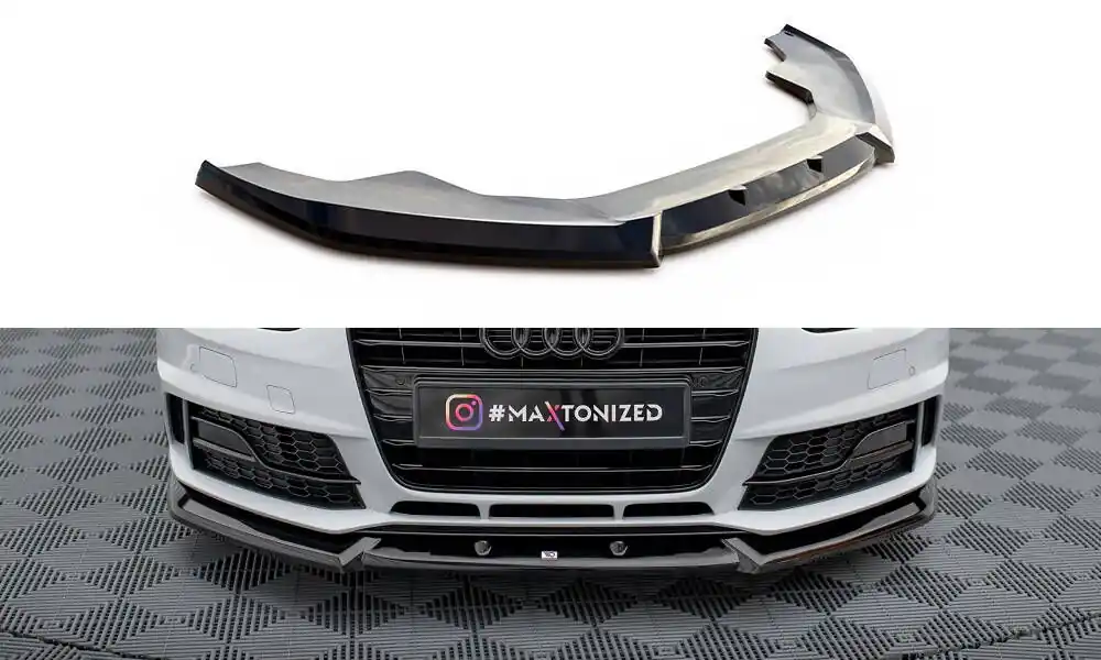 Zlevněný Spoiler pod přední nárazník V.1 Audi A4 Competition B8 facelift