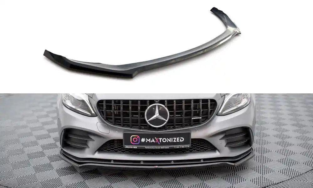 Spoiler pod přední nárazník V.1 Mercedes-AMG C43 Coupe / Sedan C205 / W205 facelift Oblíbený