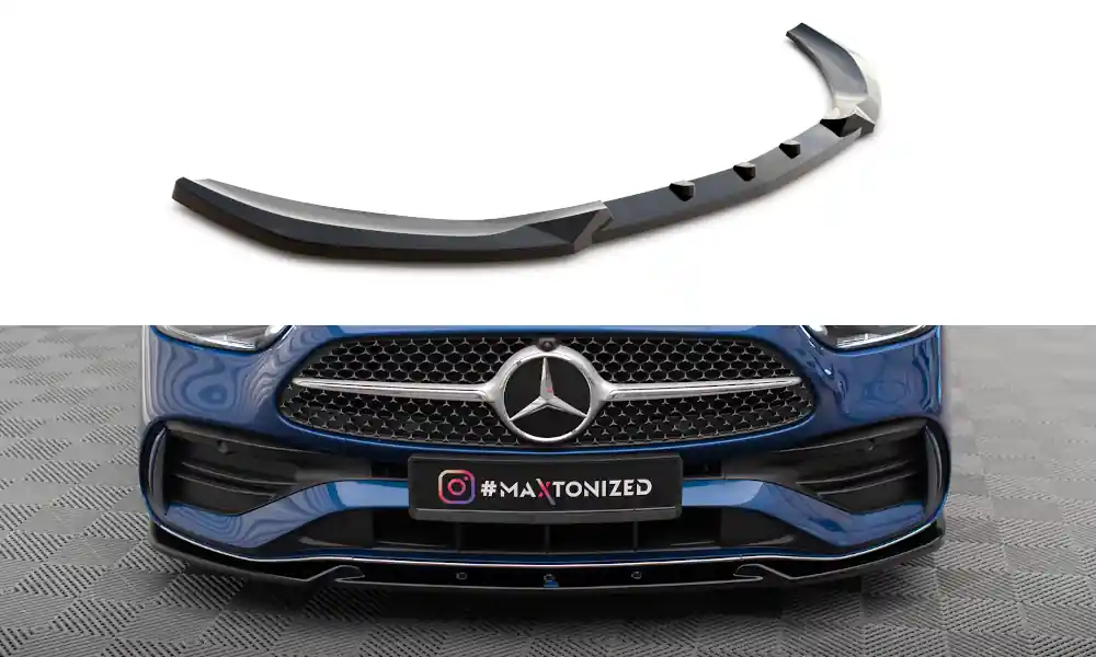 Bezpečná Platba Spoiler pod přední nárazník V.1 Mercedes-Benz C AMG-Line / 43 AMG W206