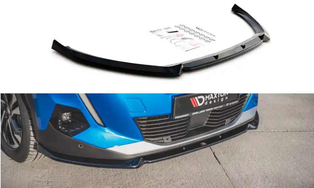 Víkendová Akce Spoiler pod přední nárazník V.1 Peugeot 2008 Mk2