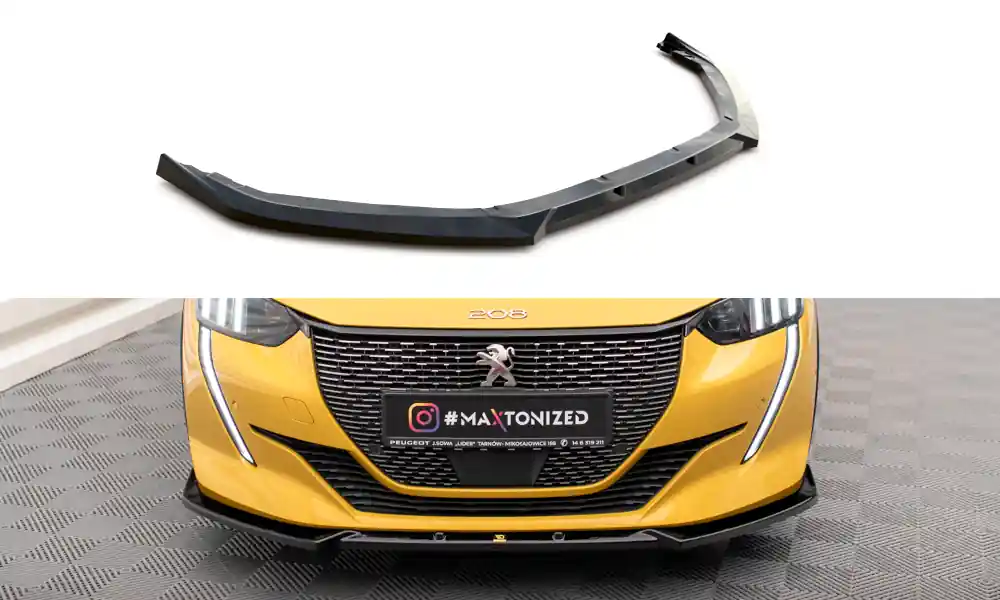 Sezónní Sleva Spoiler pod přední nárazník V.1 Peugeot 208 GT Mk2