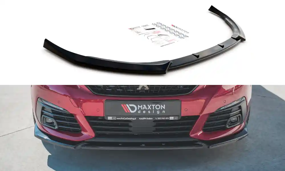Vysoce Kvalitní Spoiler pod přední nárazník V.1 Peugeot 308 GT Mk2 facelift