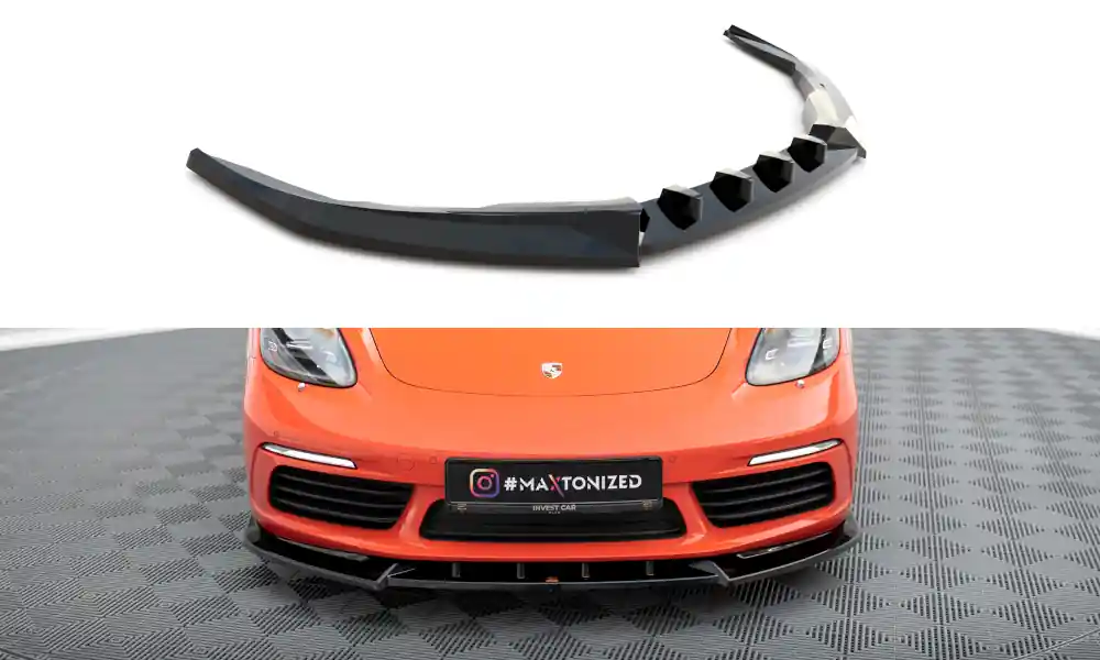 Autentický Spoiler pod přední nárazník V.1 Porsche 718 Cayman 982c