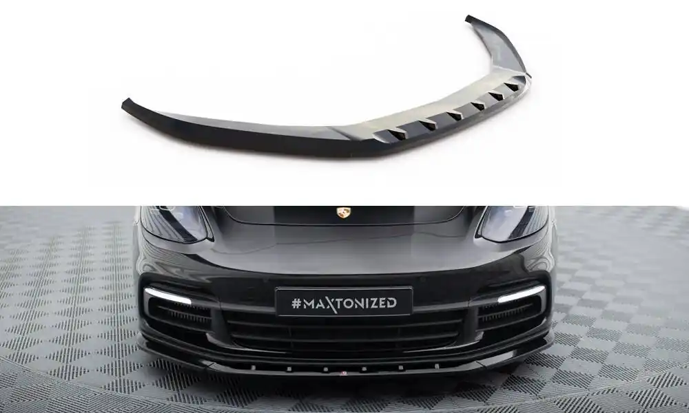 Vysoce Kvalitní Spoiler pod přední nárazník V.1 Porsche Panamera E-Hybrid / Panamera 4S 971