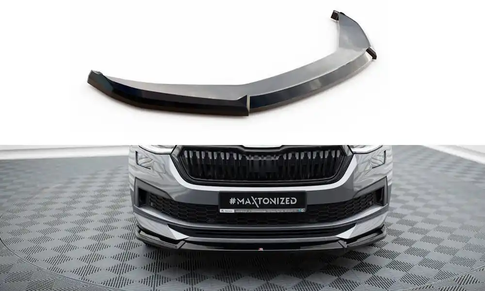 Poslední Šance Spoiler pod přední nárazník V.1 Skoda Kodiaq Sportline Mk1 facelift