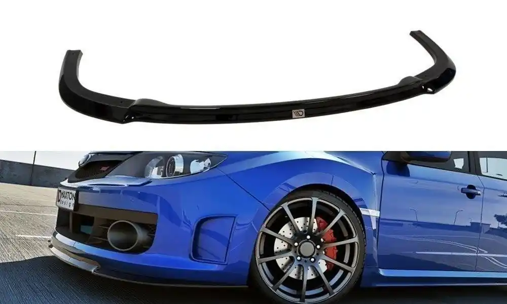 Novinka Spoiler pod přední nárazník v.1 Subaru Impreza WRX STI 2009-2011 imitace carbonu