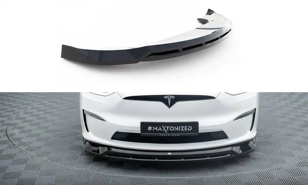 Bezpečná Platba Spoiler pod přední nárazník V.1 Tesla Model X Mk1 facelift