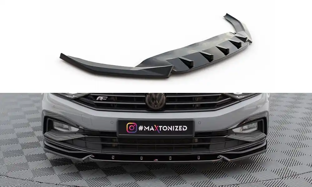 Levný Spoiler pod přední nárazník V.1 Volkswagen Passat R-Line B8 facelift