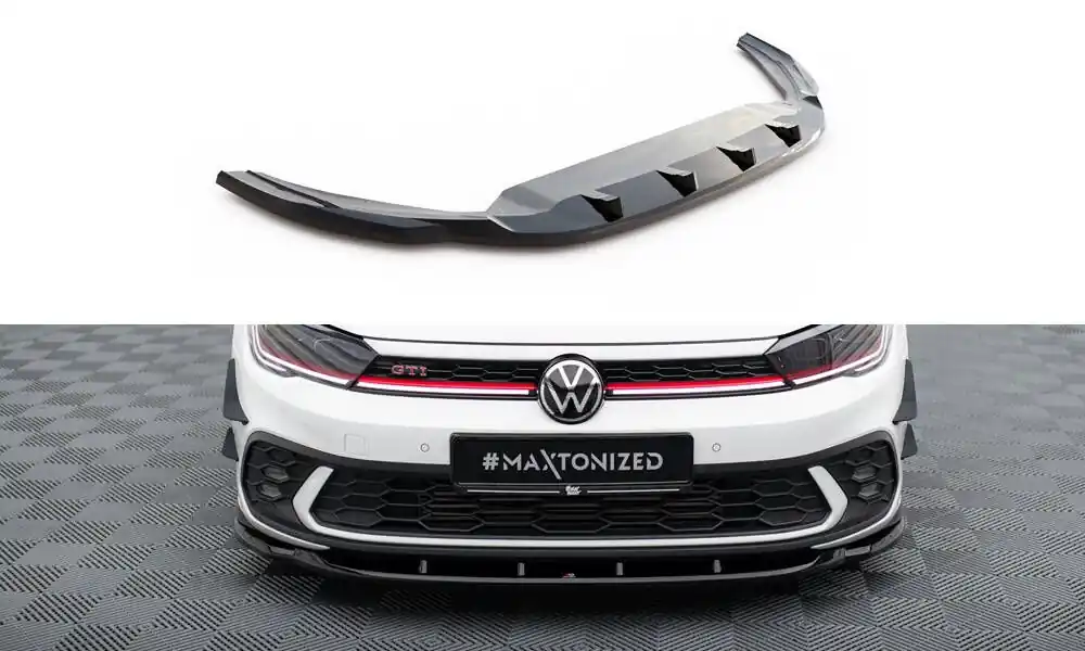 Dokud Zásoby Vydrží Spoiler pod přední nárazník V.1 Volkswagen Polo GTI Mk6 facelift