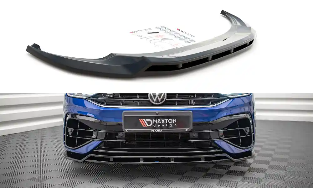 Rychlé Dodání Spoiler pod přední nárazník V.1 Volkswagen Tiguan R / R-Line Mk2 facelift