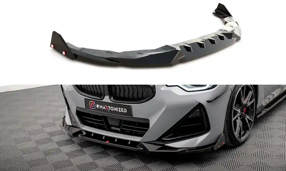 Spoiler pod přední nárazník V.2 + Flaps BMW 2 Coupe M-Pack / M240i G42 Sleva