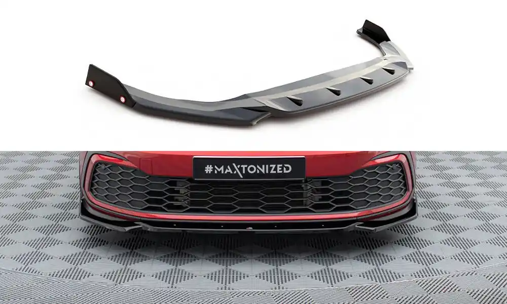 Sleva Spoiler pod přední nárazník V.2 + Flaps Volkswagen Golf GTI / GTE / R-Line Mk8