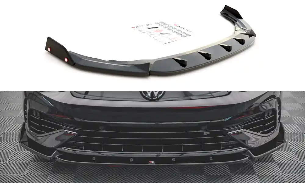 Spoiler pod přední nárazník V.2 + Flaps Volkswagen Golf R Mk8 Odeslání Ihned