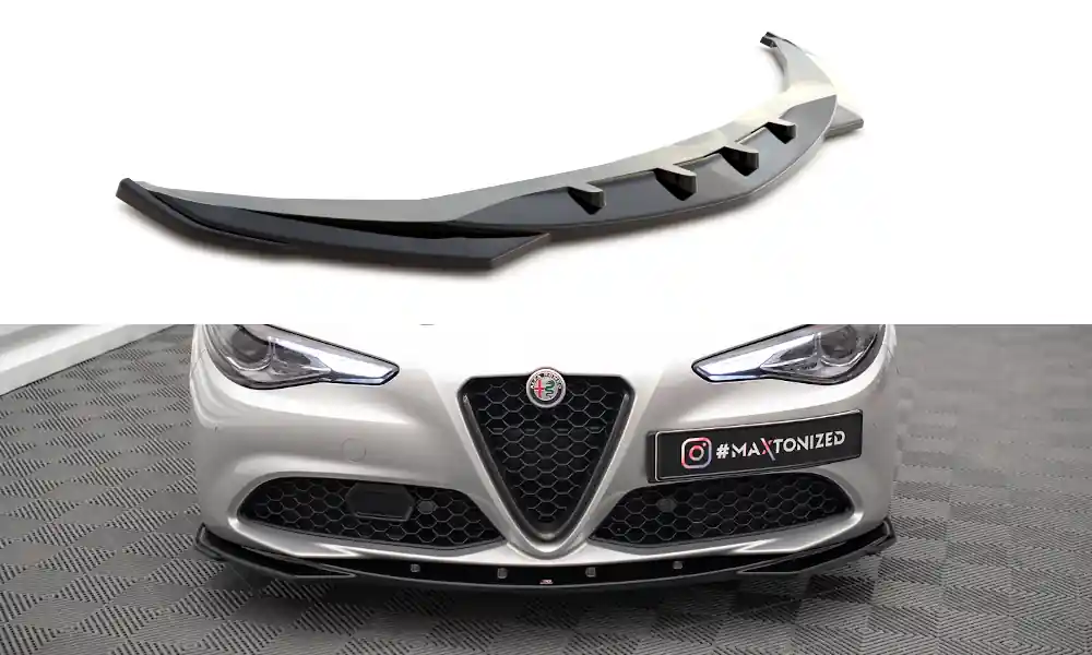 Levný Spoiler pod přední nárazník V.2 Alfa Romeo Giulia Sport