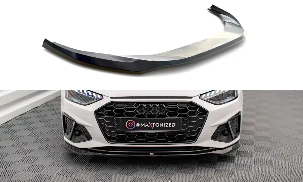 Expresní Doručení Spoiler pod přední nárazník V.2 Audi A4 S-Line / S4 B9 facelift