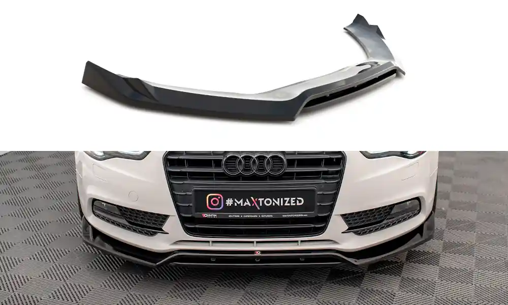 Cenová Bomba Spoiler pod přední nárazník V.2 Audi A5 Coupe / Sportback 8T facelift