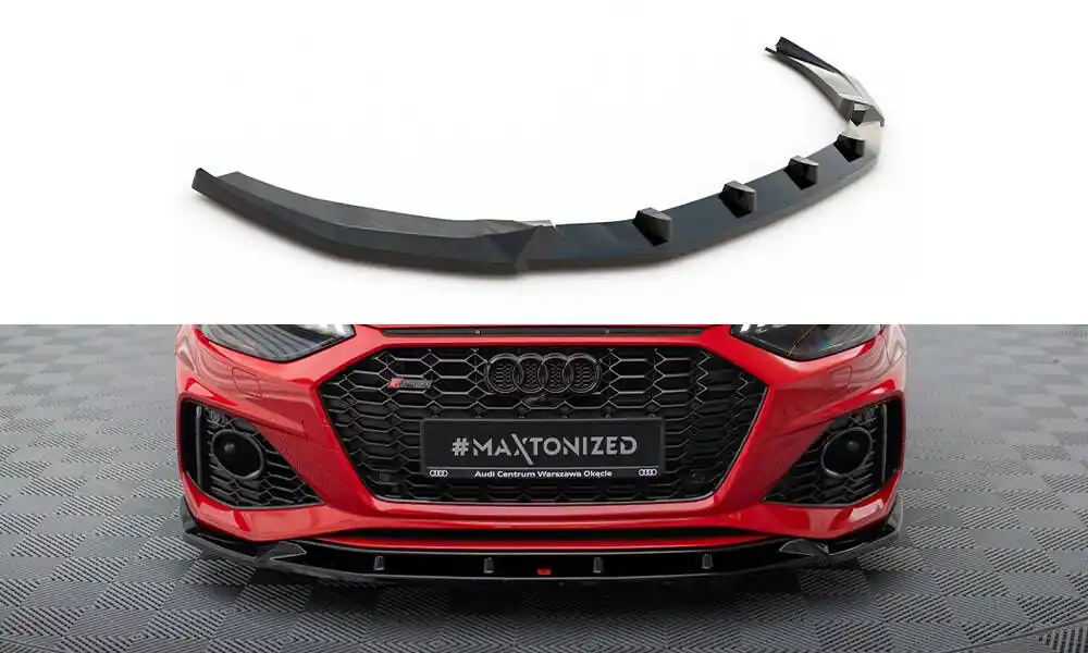 Spoiler pod přední nárazník V.2 Audi RS4 B9 facelift Rychlé Dodání