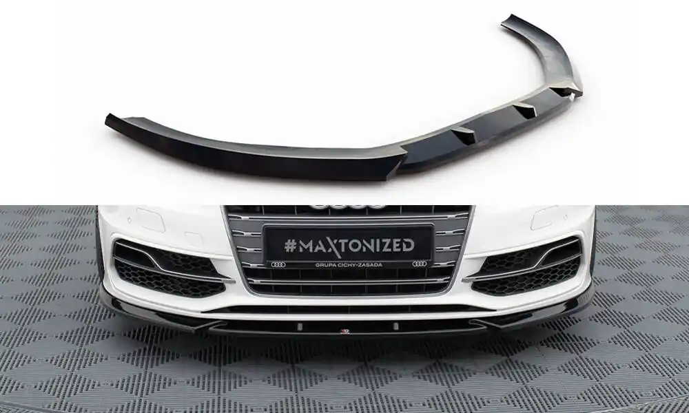Spoiler pod přední nárazník V.2 Audi S3 / A3 S-Line Sportback / Hatchback 8V Bezpečná Platba