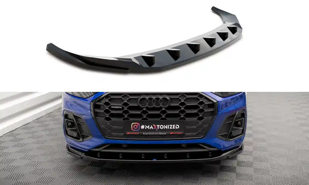 Spoiler pod přední nárazník V.2 Audi SQ5 / Q5 S-Line SUV / Sportback Mk2 facelift Autentický