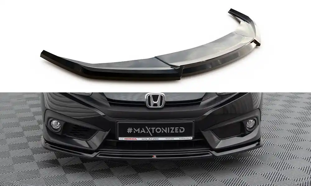 Spoiler pod přední nárazník V.2 Honda Civic Mk10 Horká Nabídka