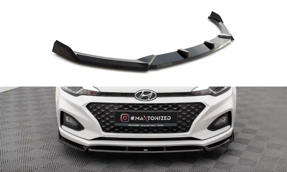 Víkendová Akce Spoiler pod přední nárazník V.2 Hyundai I20 Mk2 facelift