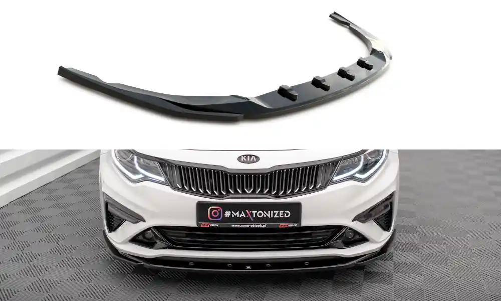 Ověřený Spoiler pod přední nárazník V.2 Kia Optima Mk4 facelift