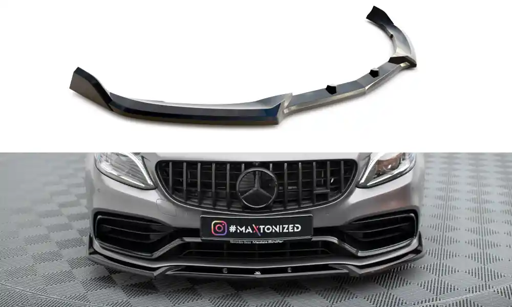 Must-Have Spoiler pod přední nárazník V.2 Mercedes-AMG C63 Sedan / Estate W205 facelift