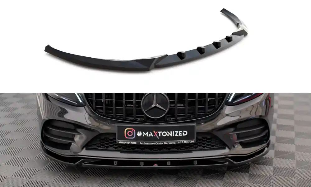 Kup Teď Spoiler pod přední nárazník V.2 Mercedes-Benz C AMG Line Sedan / Coupe W205 / C205 facelift