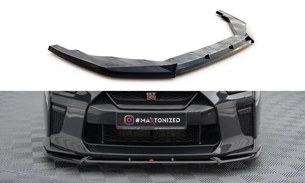 Autentický Spoiler pod přední nárazník V.2 Nissan GTR R35 facelift