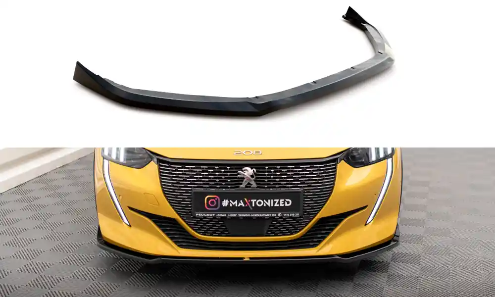 Bezpečná Platba Spoiler pod přední nárazník V.2 Peugeot 208 GT Mk2