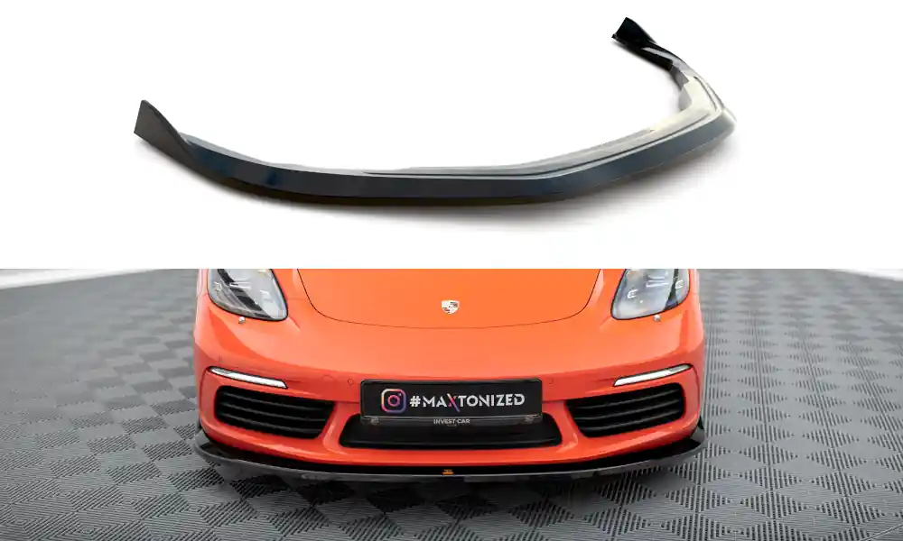 Nízká Cena Spoiler pod přední nárazník V.2 Porsche 718 Cayman 982c