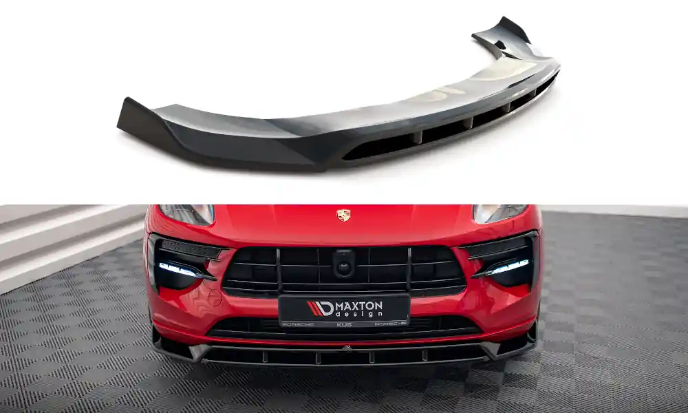 Zlevněný Spoiler pod přední nárazník V.2 Porsche Macan Mk1 facelift