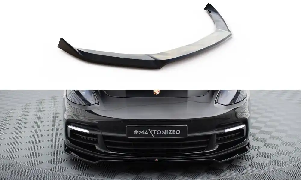 Spoiler pod přední nárazník V.2 Porsche Panamera E-Hybrid / Panamera 4S 971 Horká Nabídka