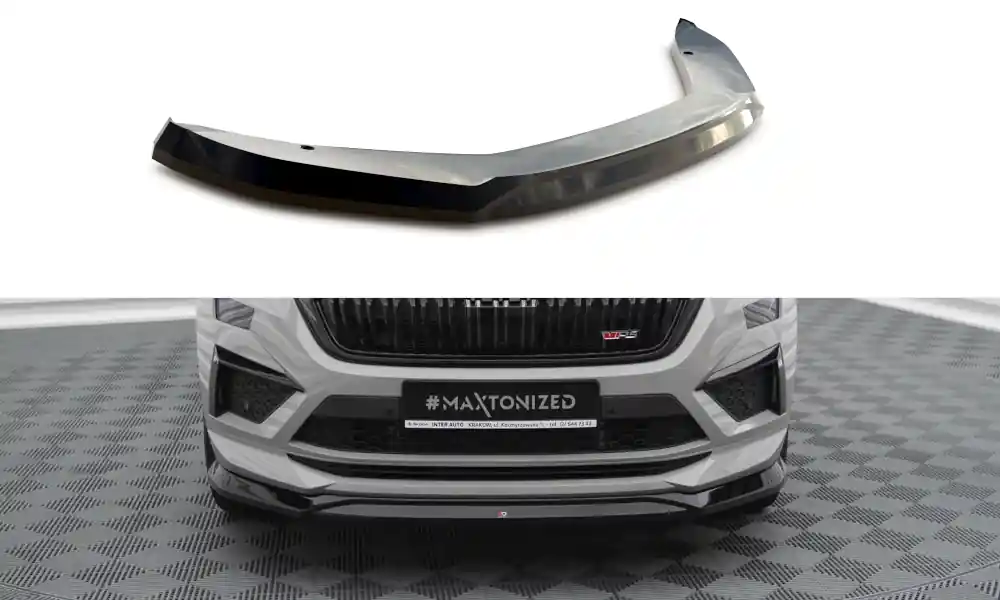 Spoiler pod přední nárazník V.2 Skoda Kodiaq RS Mk1 facelift Rychlé Dodání