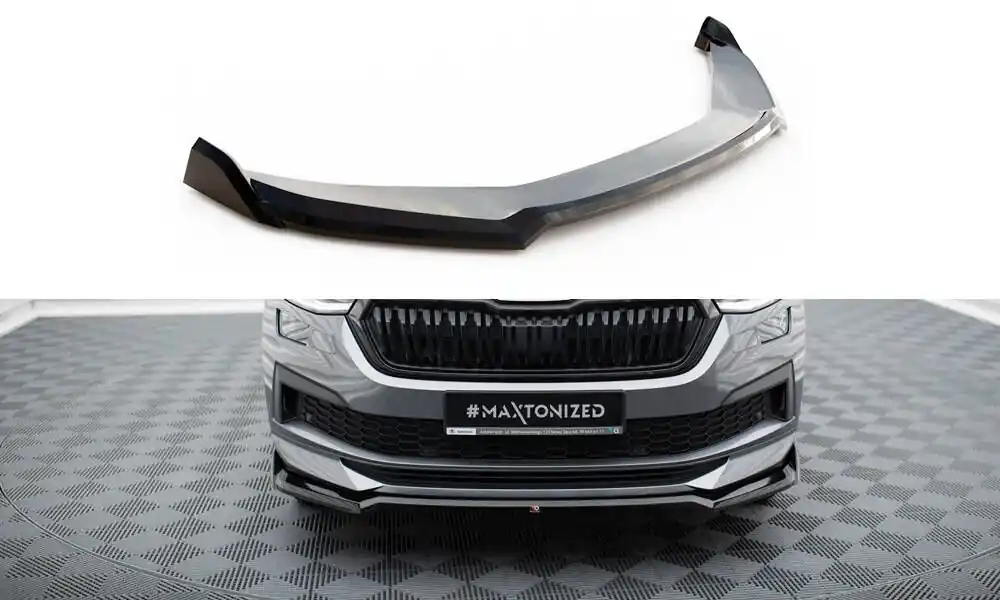 Zlevněný Spoiler pod přední nárazník V.2 Skoda Kodiaq Sportline Mk1 facelift