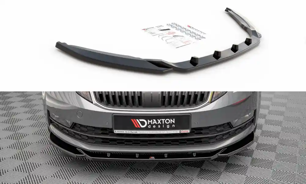 Objednat Nyní Spoiler pod přední nárazník V.2 Skoda Octavia Mk3 facelift