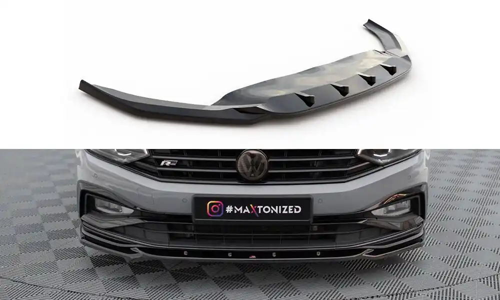 Spoiler pod přední nárazník V.2 Volkswagen Passat R-Line B8 facelift Levný