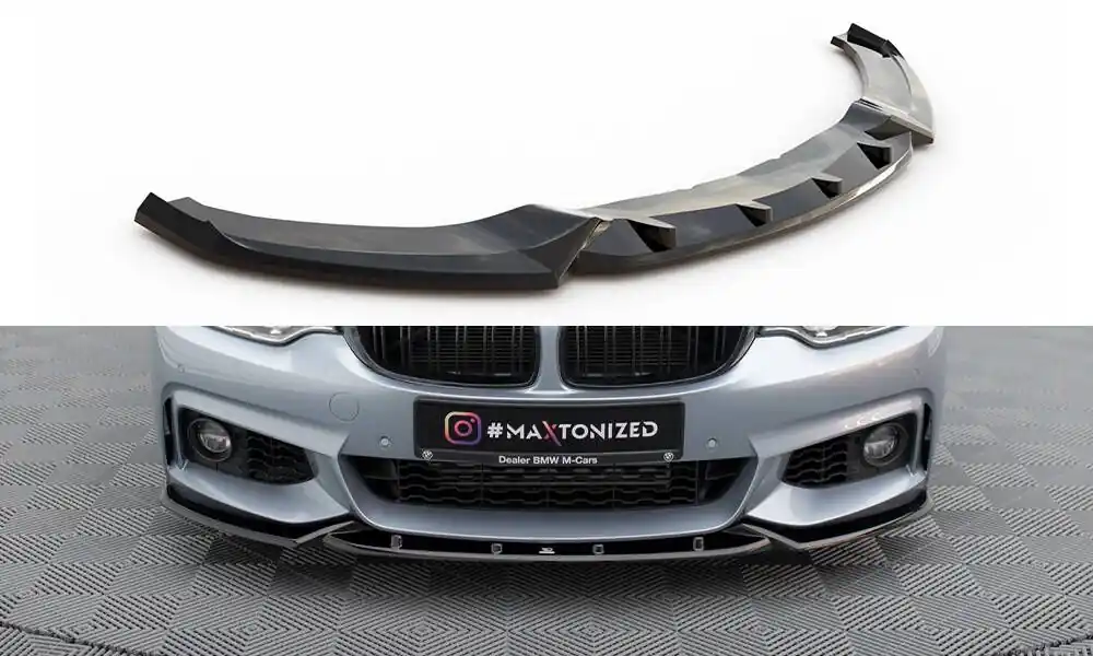 Spoiler pod přední nárazník V.3 BMW 4 Coupe / Gran Coupe / Cabrio M-Pack F32 / F36 / F33 Doprava Zdarma