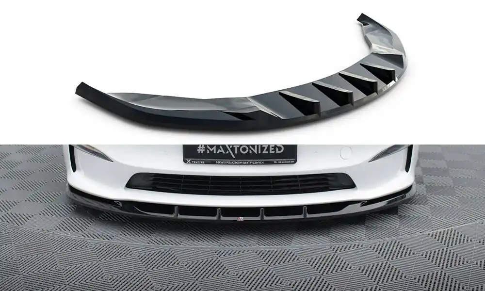 Bezpečná Platba Spoiler pod přední nárazník V.3 Tesla Model S Plaid Mk1 facelift