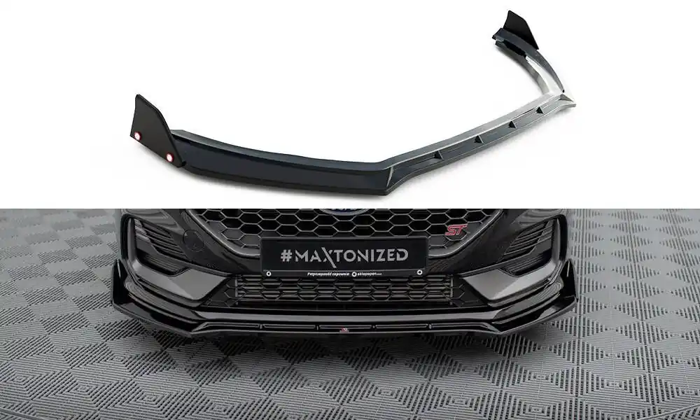 Cenová Bomba Spoiler pod přední nárazník V.4 + Flaps Ford Fiesta ST Mk8 facelift