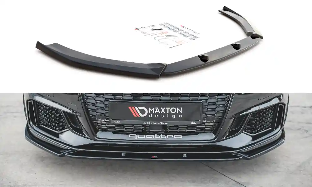 Akce Spoiler pod přední nárazník V.4 Audi RS3 8V FL Sportback