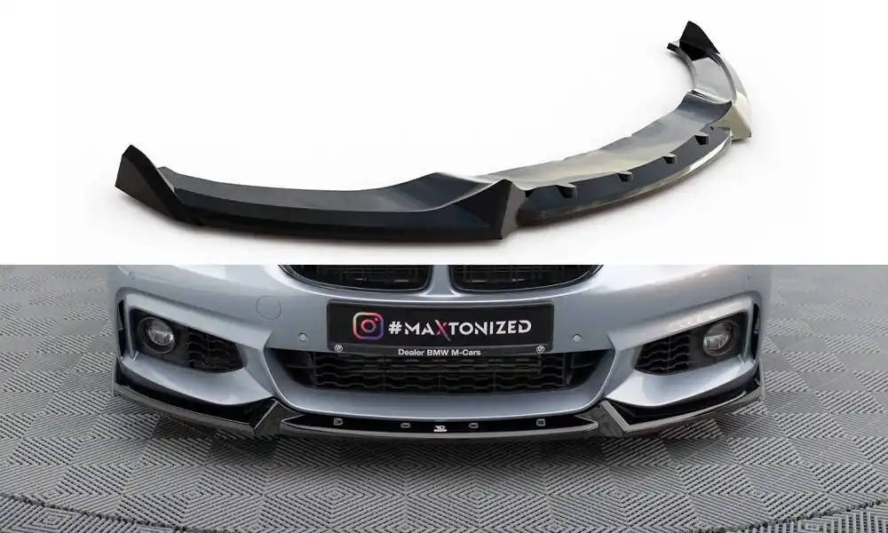 Autentický Spoiler pod přední nárazník V.4 BMW 4 Coupe / Gran Coupe / Cabrio M-Pack F32 / F36 / F33
