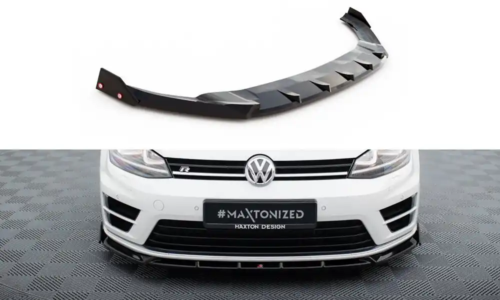 Spoiler pod přední nárazník V.5 + Flaps Volkswagen Golf R Mk7 Cenová Bomba