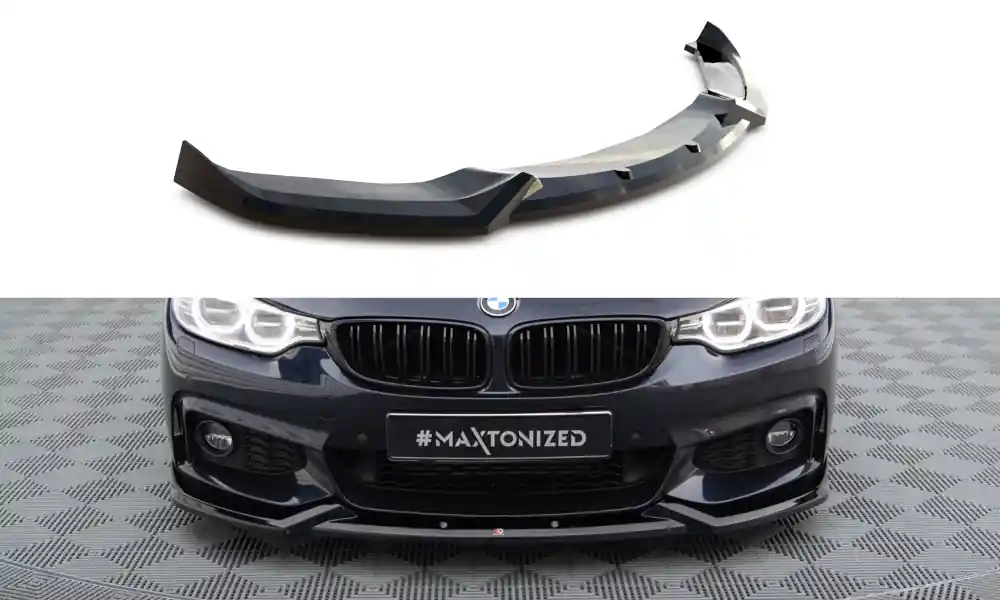 Spoiler pod přední nárazník V.5 BMW 4 Coupe / Gran Coupe / Cabrio M-Pack F32 / F36 / F33 Horká Nabídka