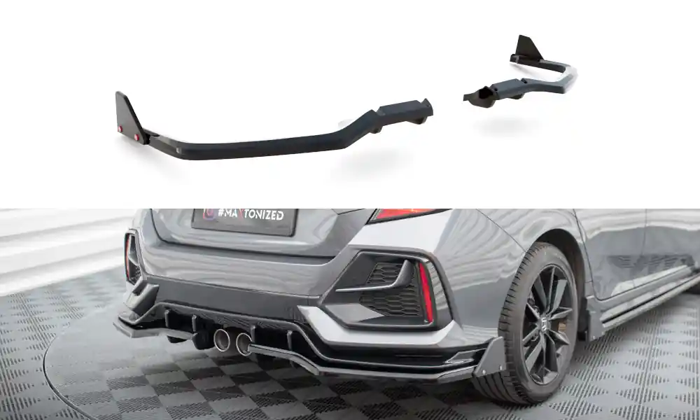 Cenová Bomba Spoiler pod zadní nárazník + Flaps Honda Civic Sport Mk 10 facelift